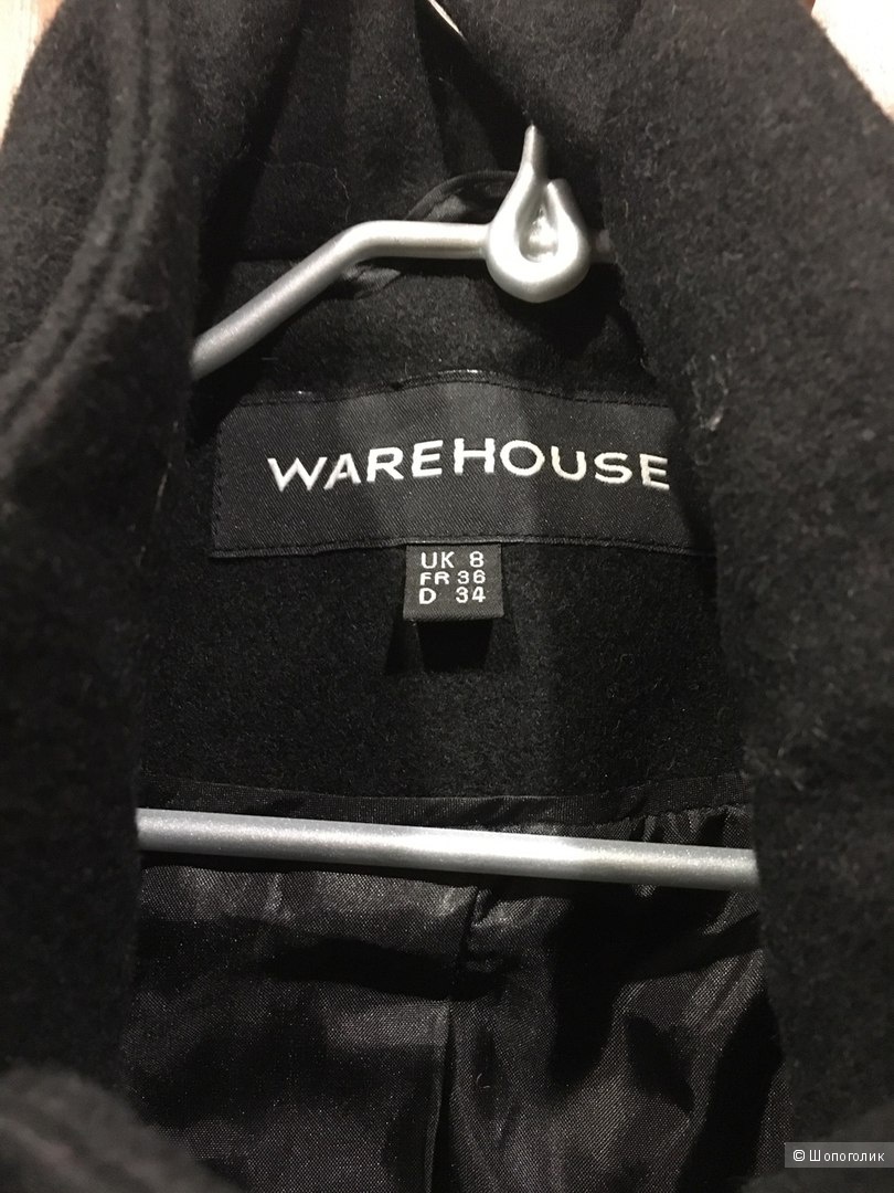 Полушерстяное пальто Warehouse Uk8