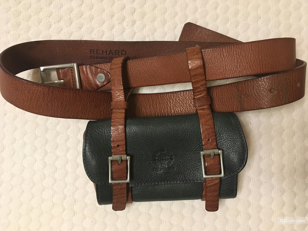 Сумка на пояс Richard genuine leather.