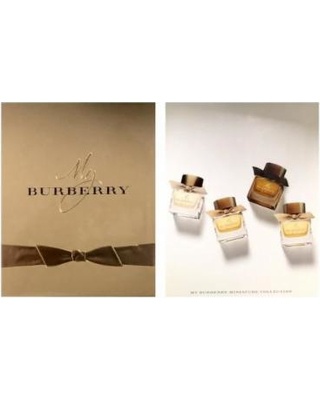 Burberry Miniature Gift Set: 2 x My Burberry 5ml EDP, My Burberry 5ml EDT, Burberry Black Parfum 5ml
