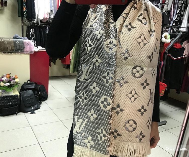 Шарф Louis Vuitton Cream, 180/30