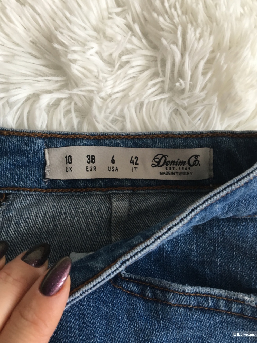 Комплект джинсовка H&M, размер S+Юбка Denim co, размер S