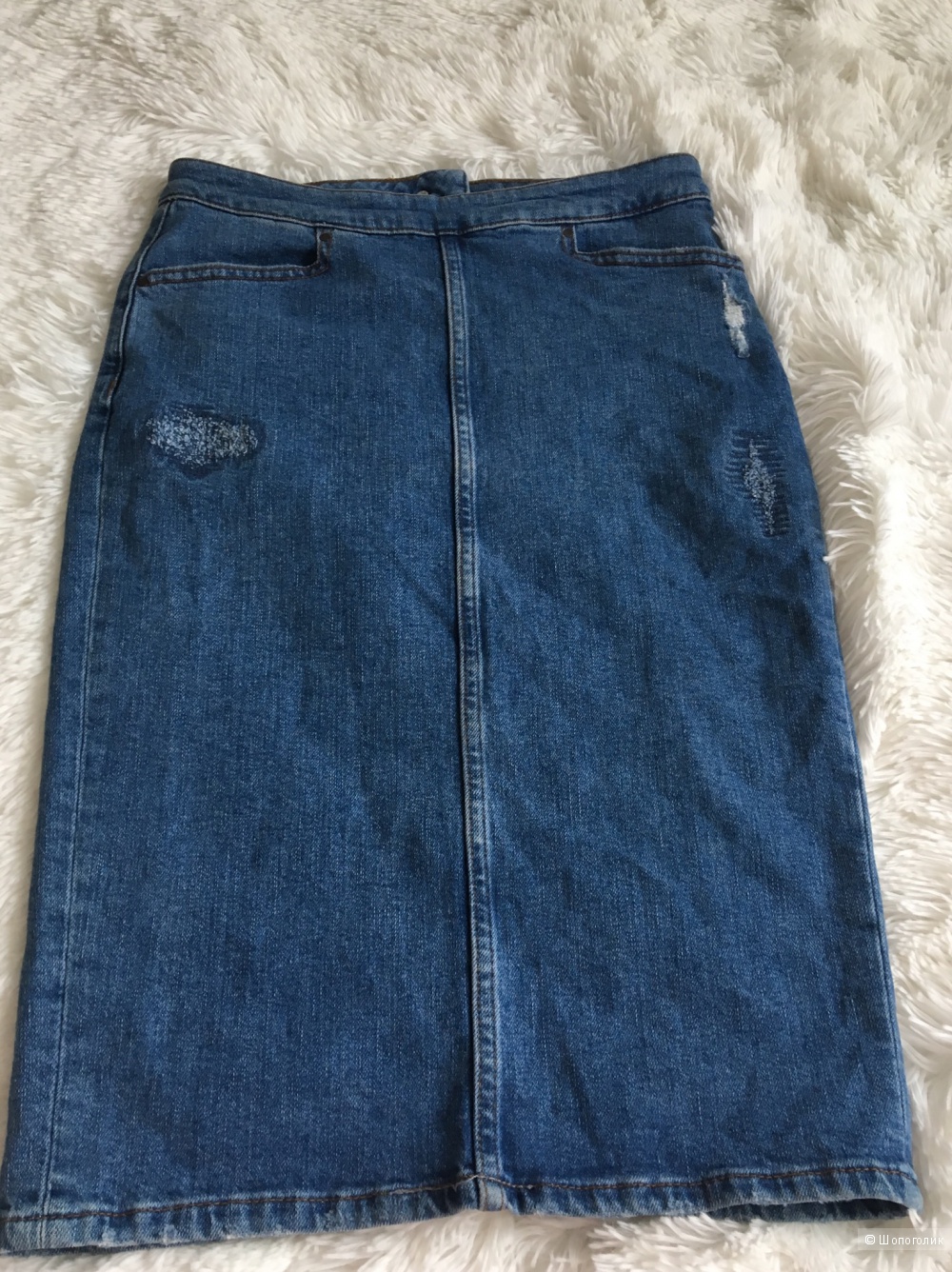 Комплект джинсовка H&M, размер S+Юбка Denim co, размер S