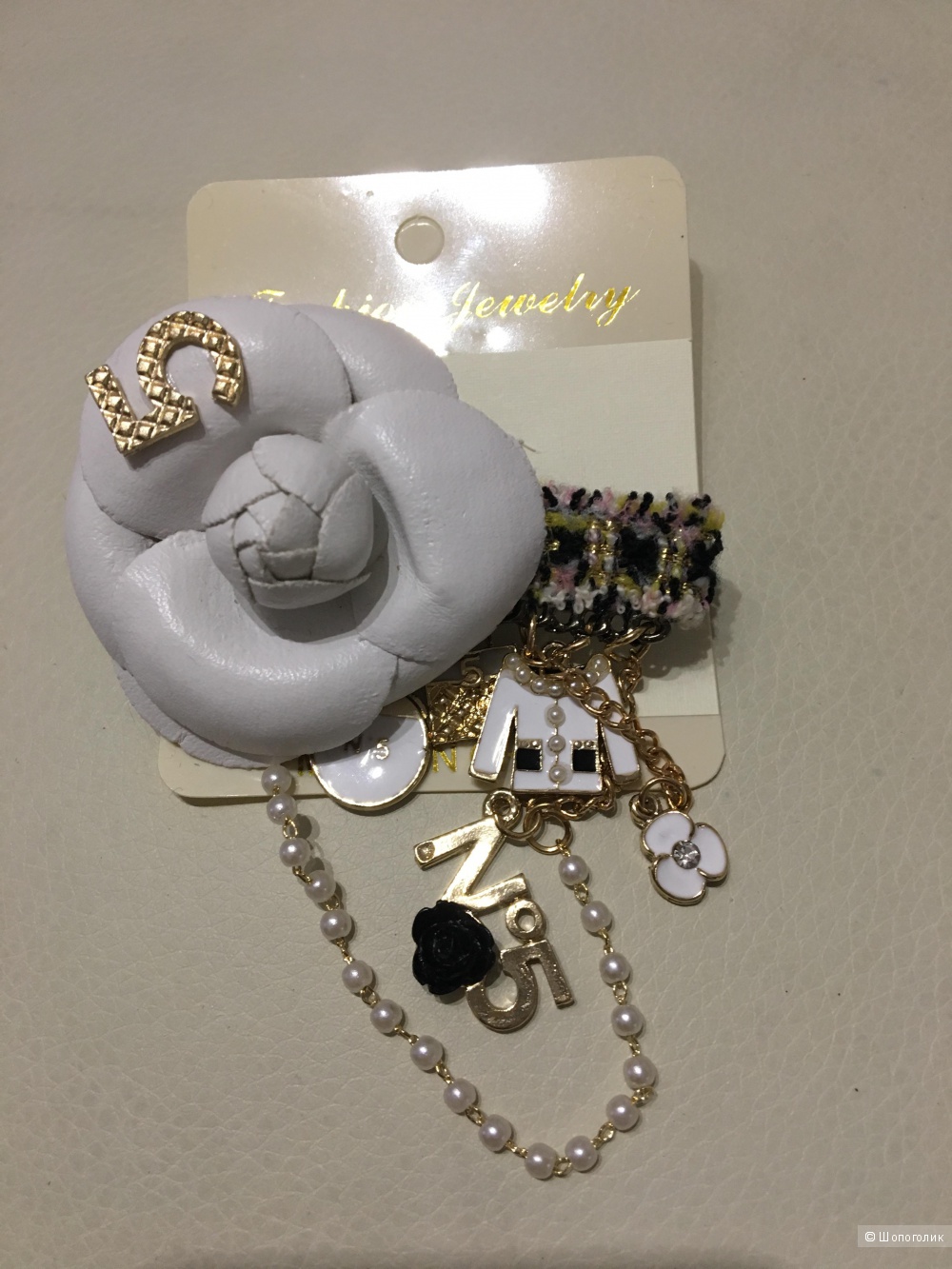 Брошь Chanel, 7*10 см