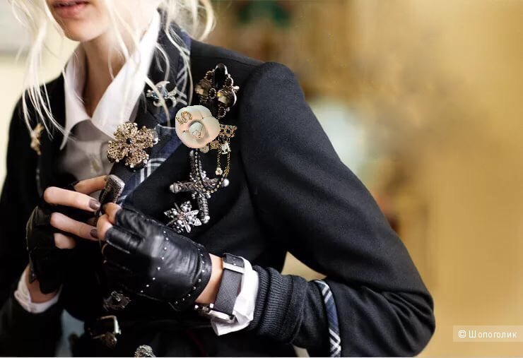 Брошь Chanel, 7*10 см
