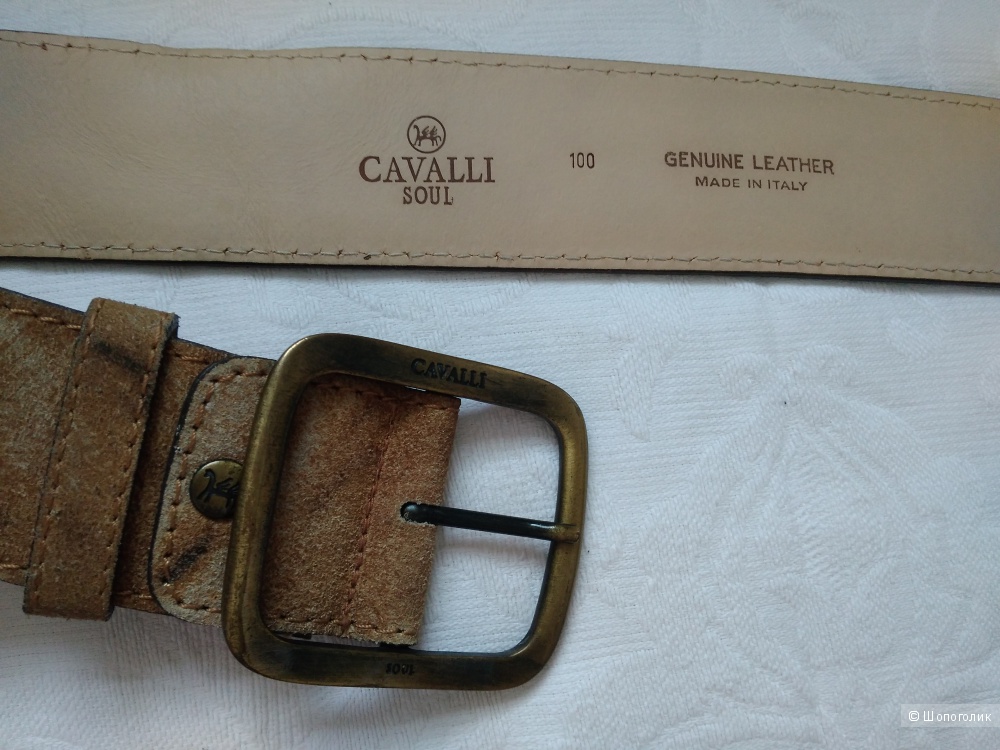 Кожаный ремень Roberto Cavalli 100см