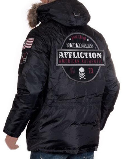 Куртка на пуху Affliction 54-56 размер