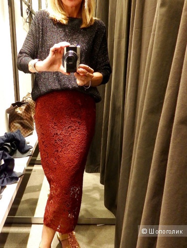 Кружевная юбка Zara XS