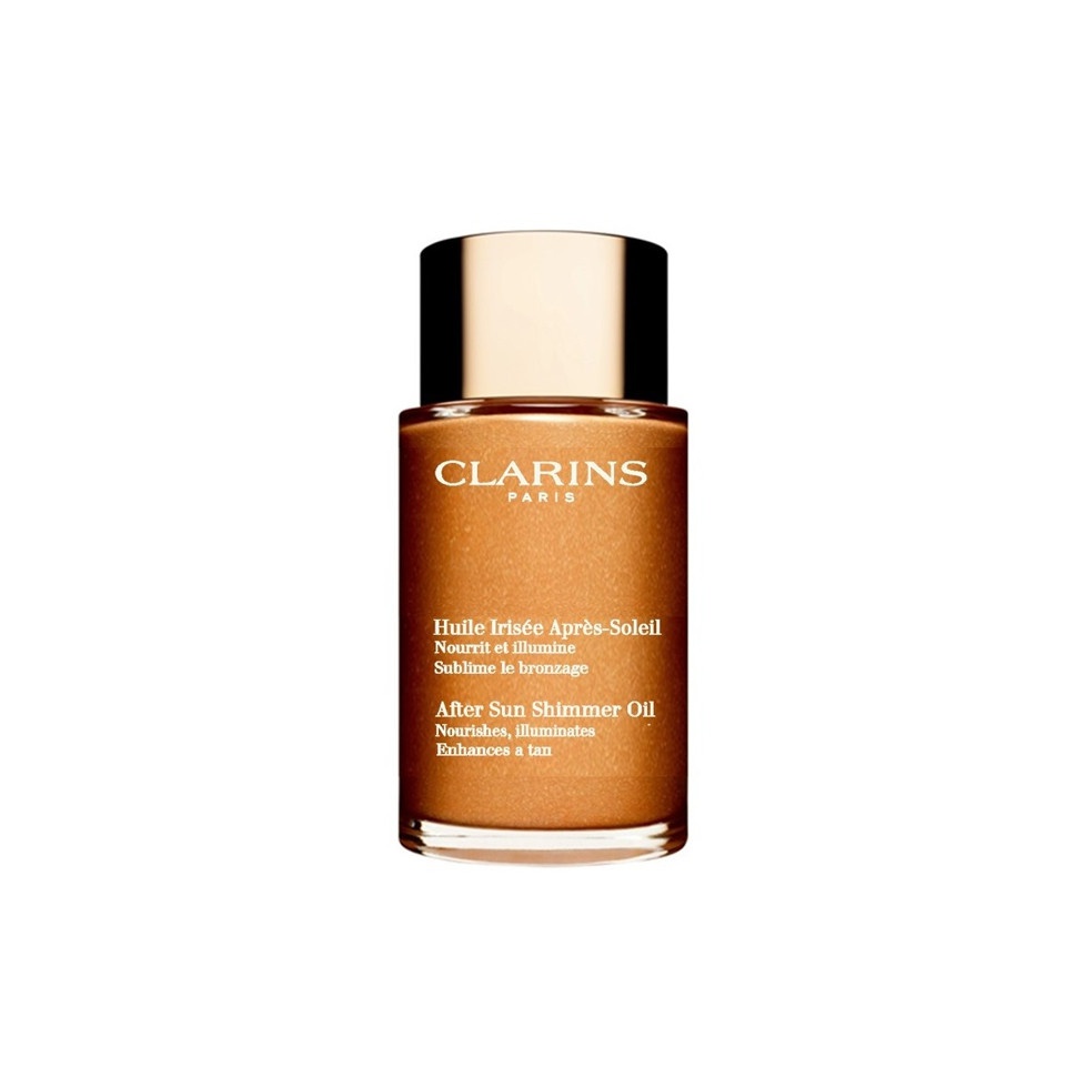 Clarins Мерцающее масло после загара для тела и волос