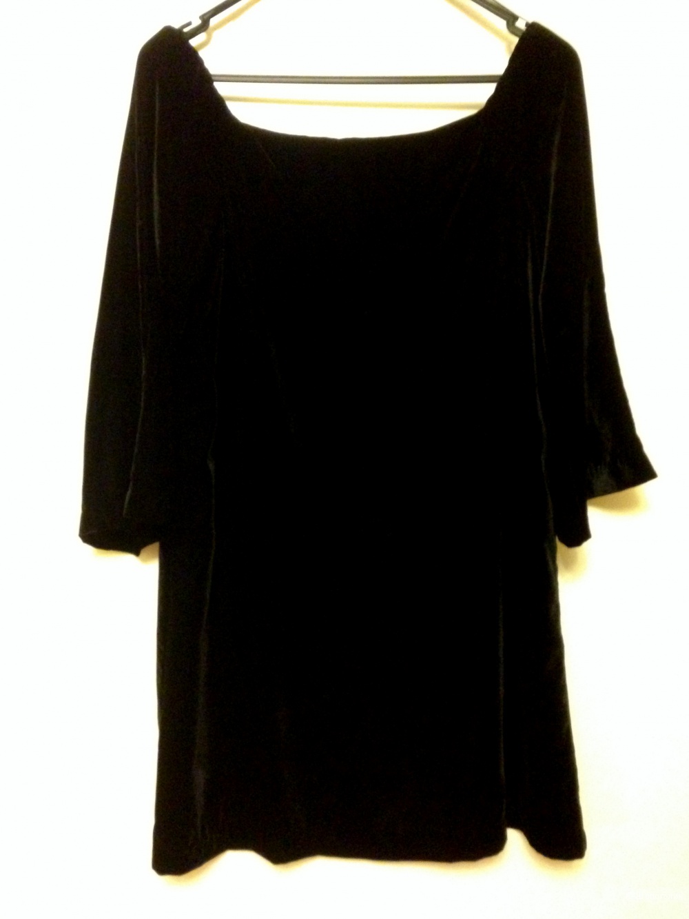 Бархатное платье Zara Basic (M)