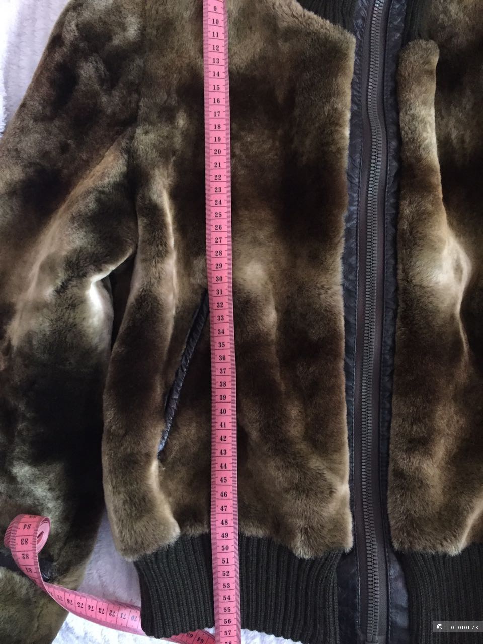 Меховая куртка, бренд Российский мех, 44 размера