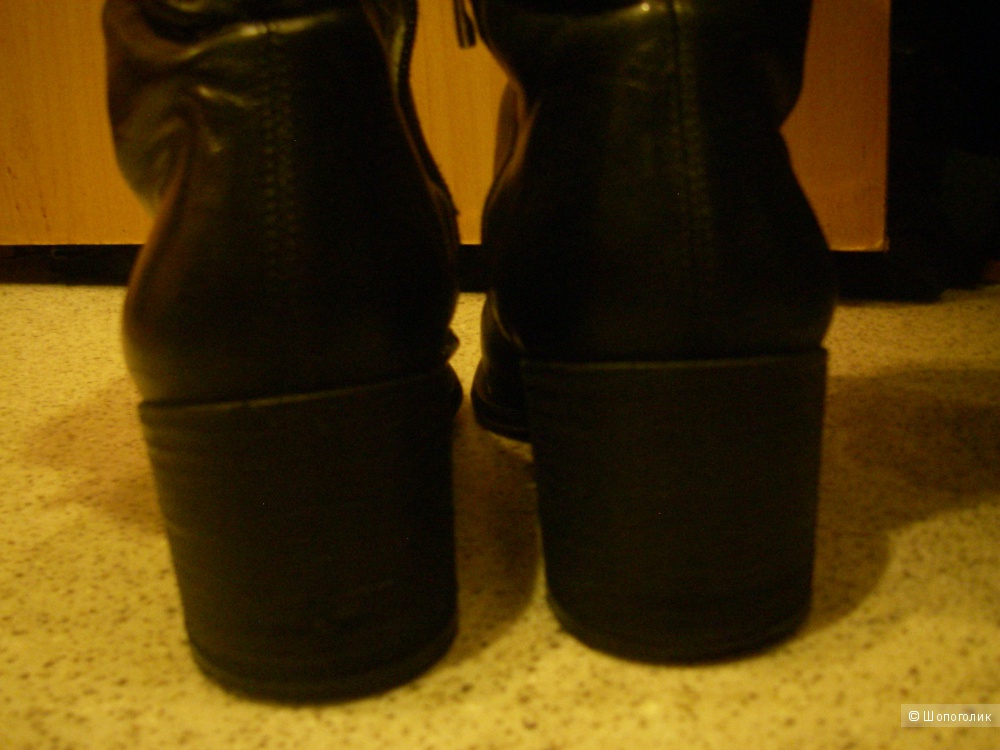 Зимние кожаные сапоги, Gino Rossi, Италия, размер 39