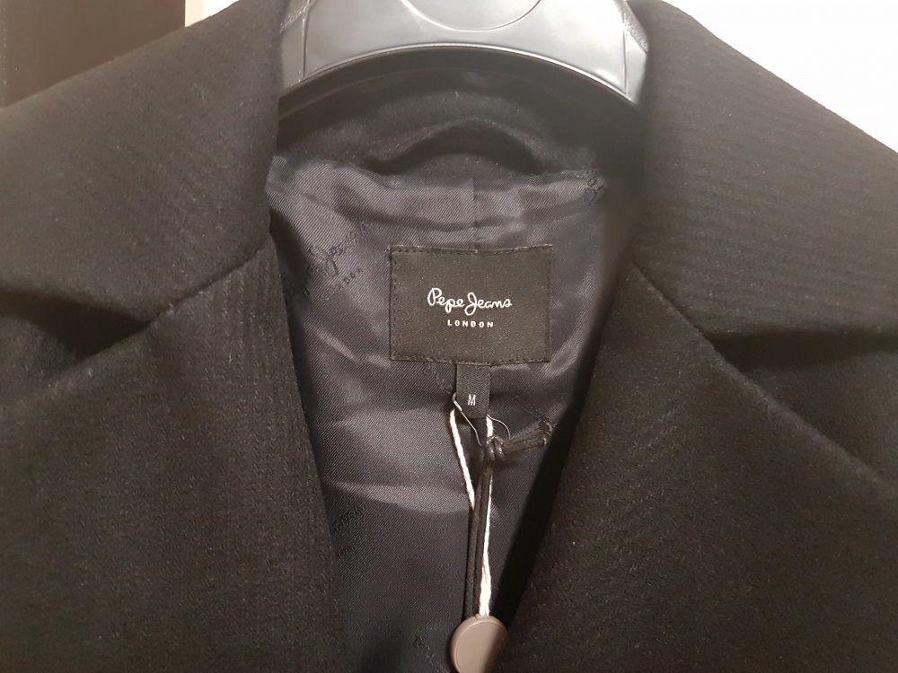 Шерстяное пальто Pepe Jeans, размер M