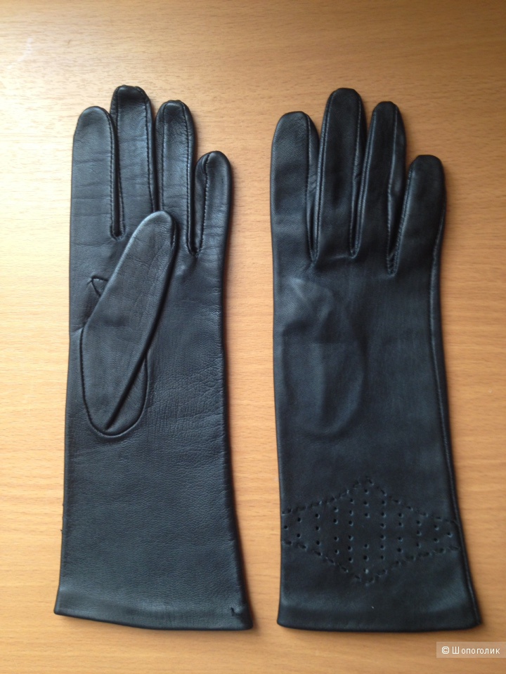 Перчатки кожаные женские, размер производителя 7