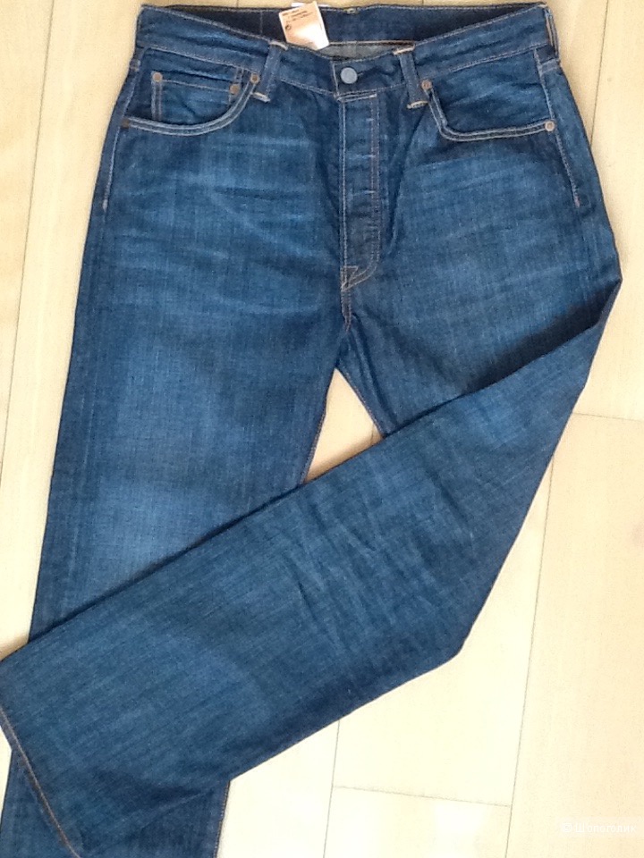 Мужские джинсы LEVI'S 501,размер W 34 L 32