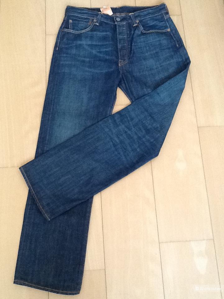 Мужские джинсы LEVI'S 501,размер W 34 L 32
