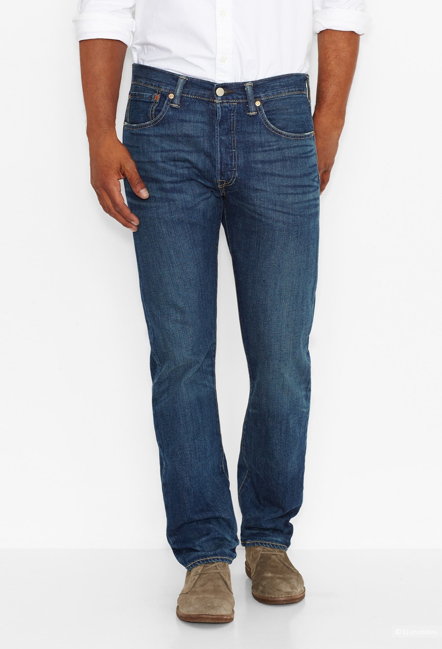 Мужские джинсы LEVI'S 501,размер W 34 L 32
