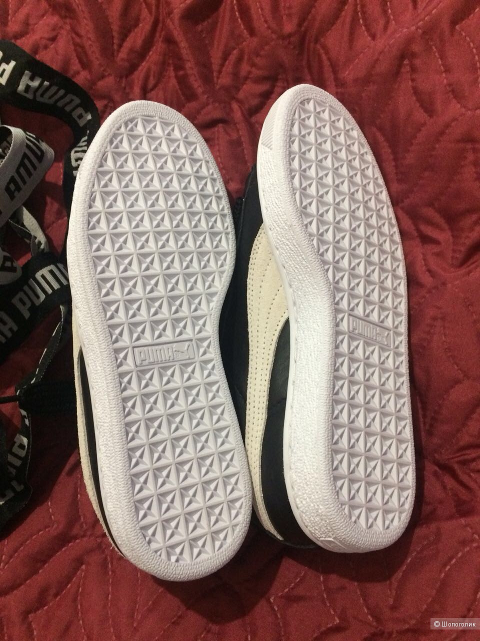 Кожаные кеды Puma 'Basket Heart DE', размер 5UK, 25 см по стельке