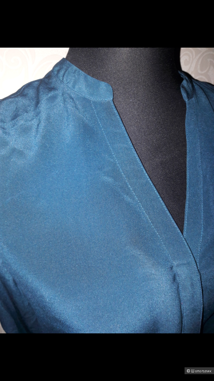 TOMMY HILFIGER: шелковая блузка, классика, 8