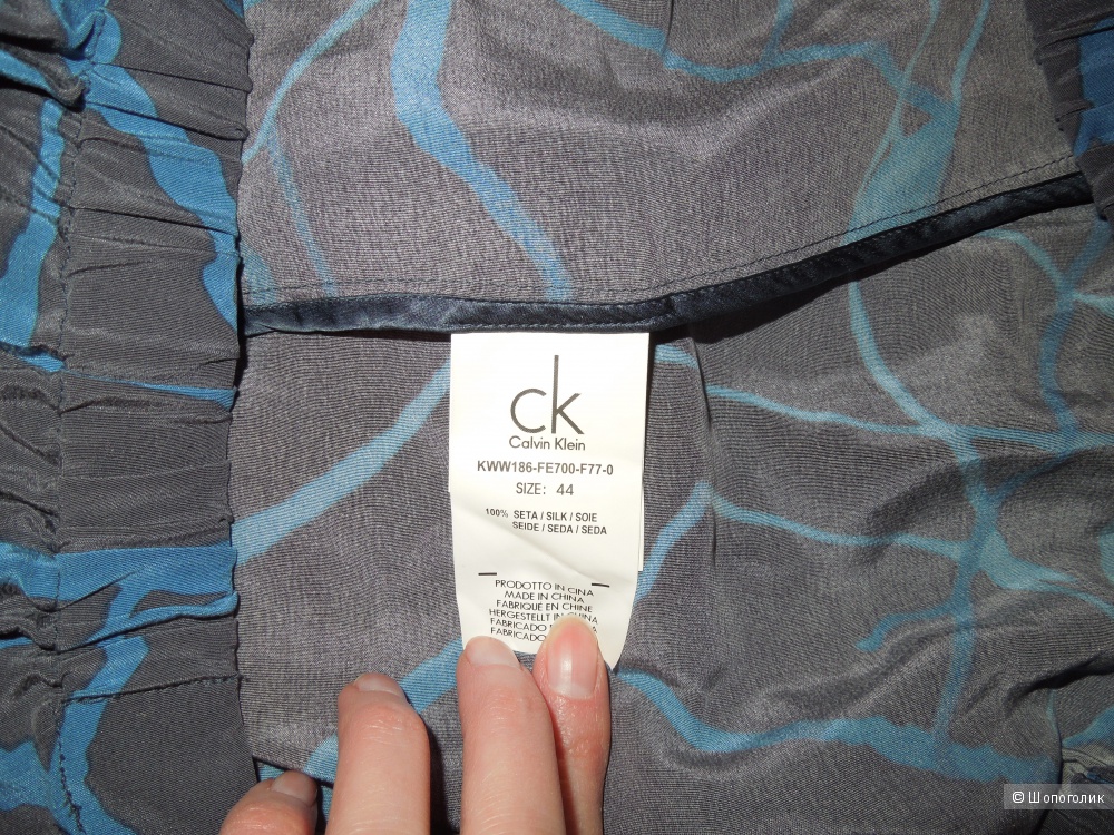 Платье шелковое Calvin Klein 44 размер