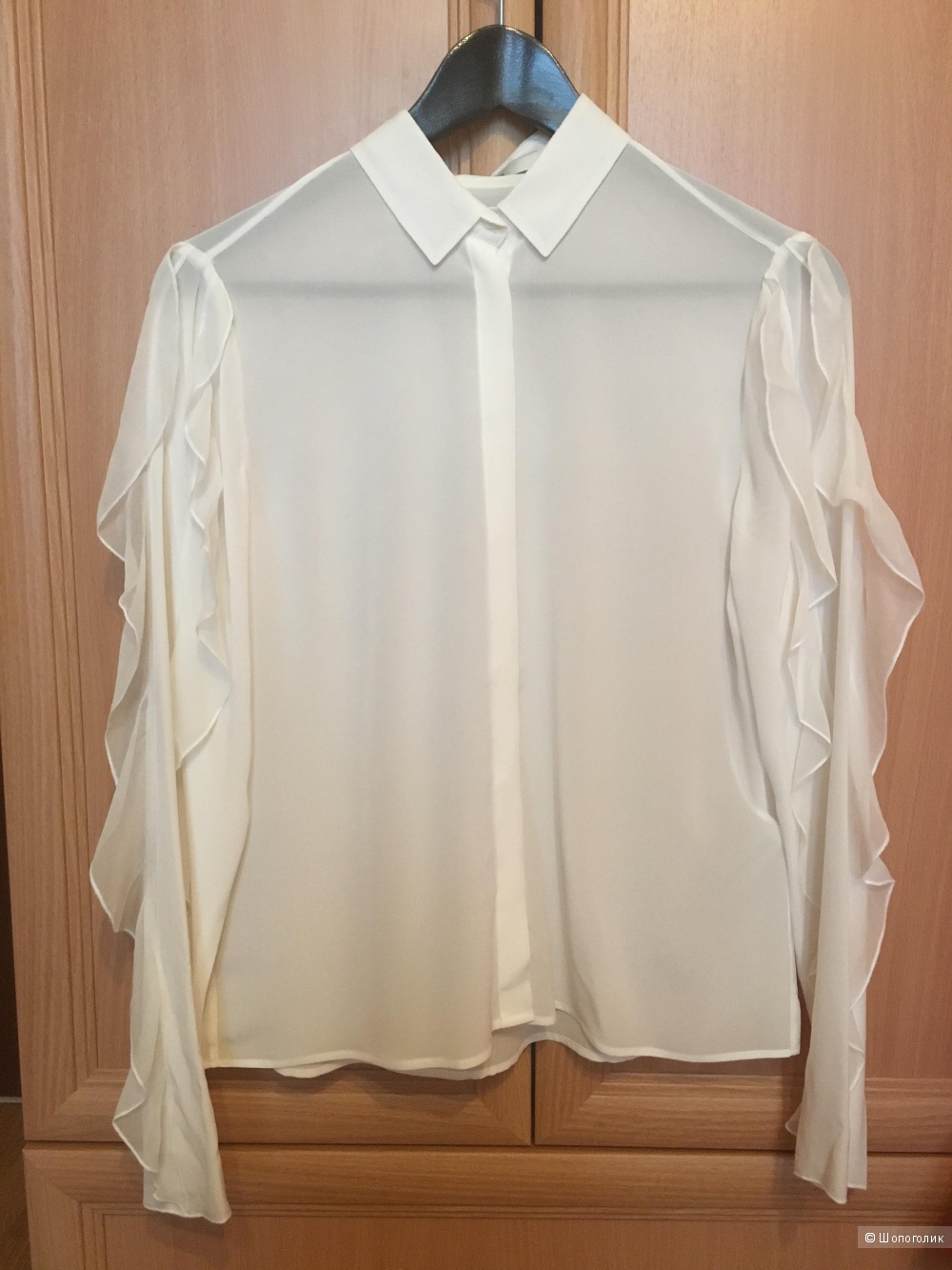 Шелковая рубашка Uterque, размер S