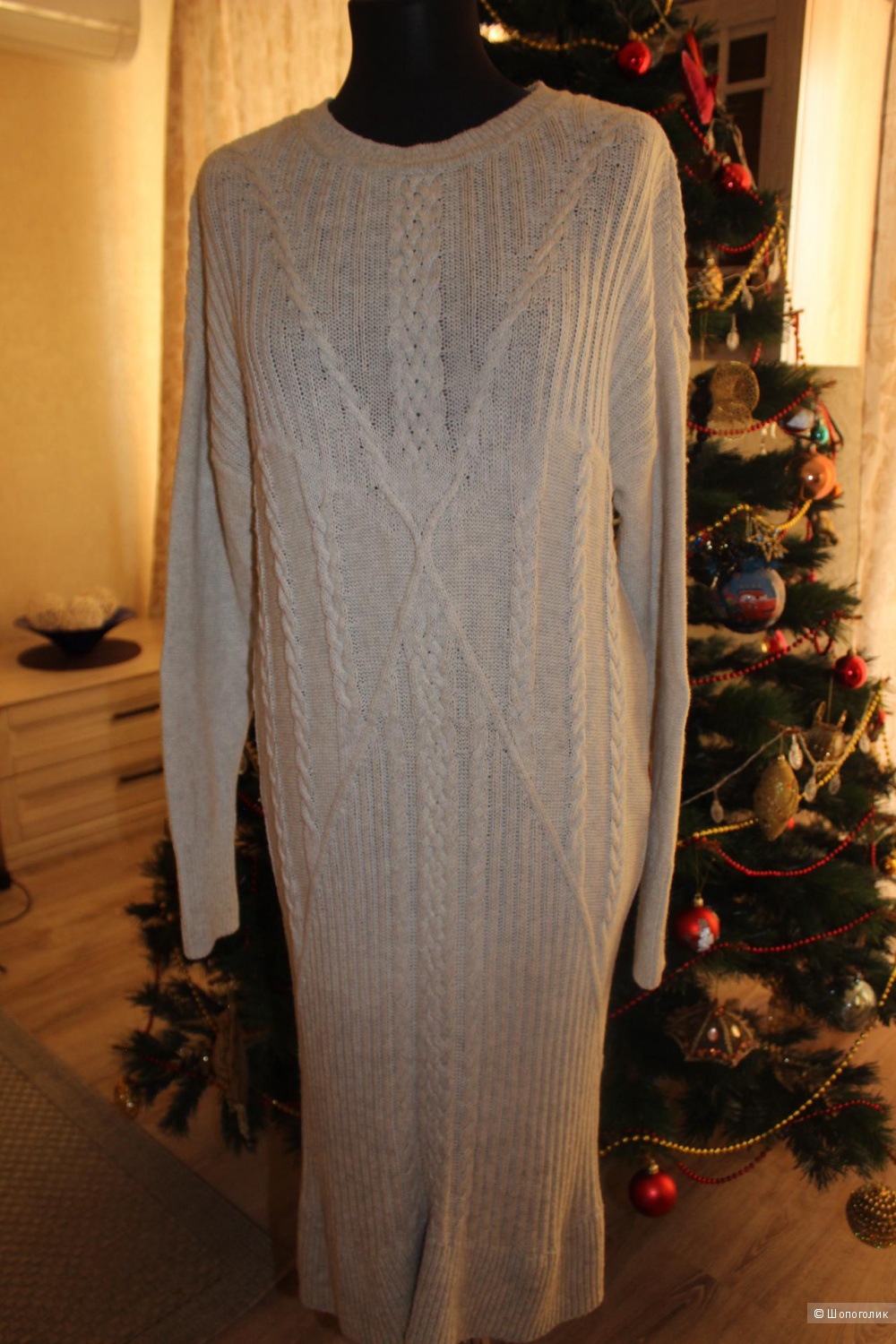 Вязаное платье NEXT, размер L
