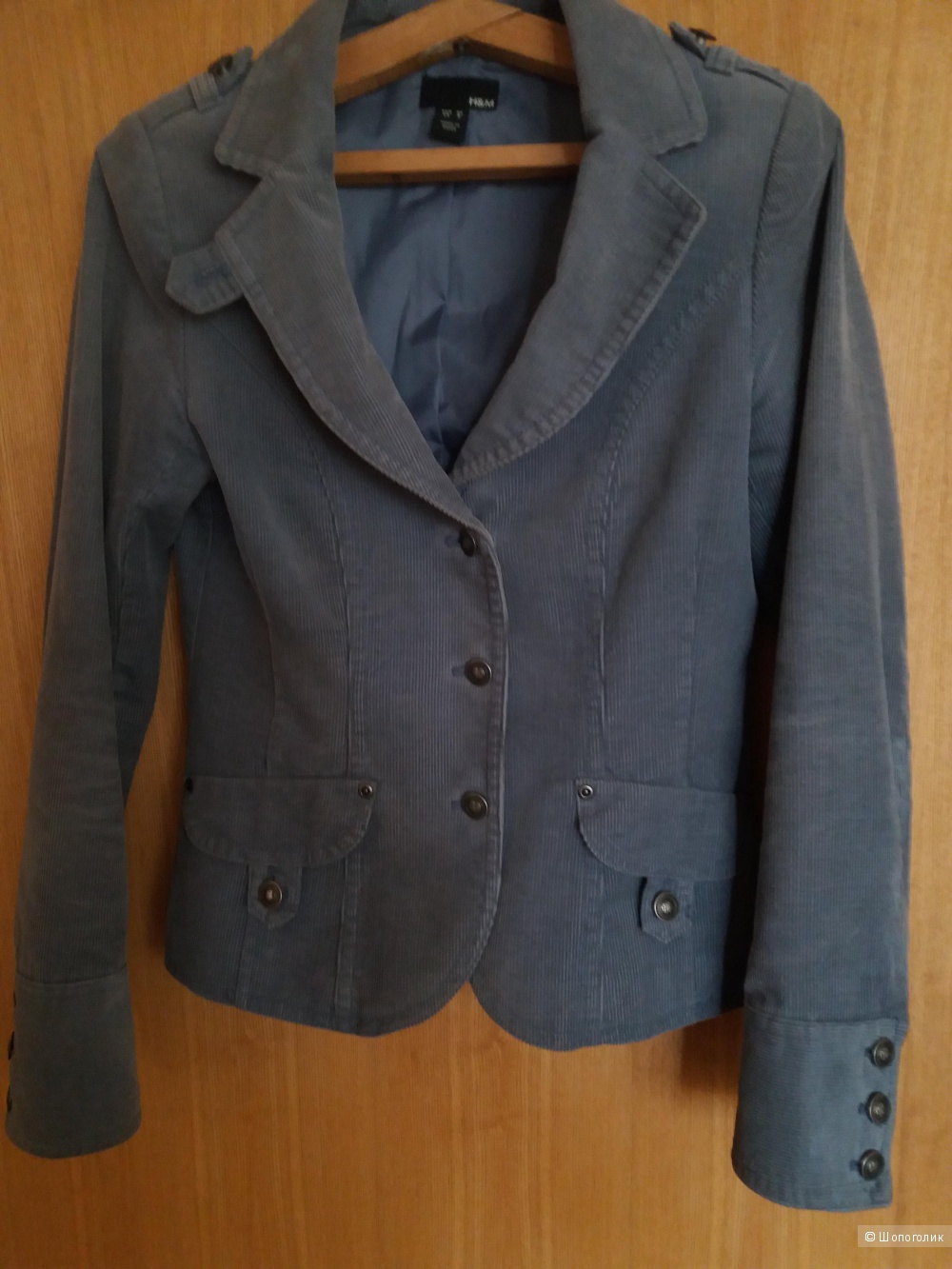 Пиджак вельветовый  H&M, размер 46