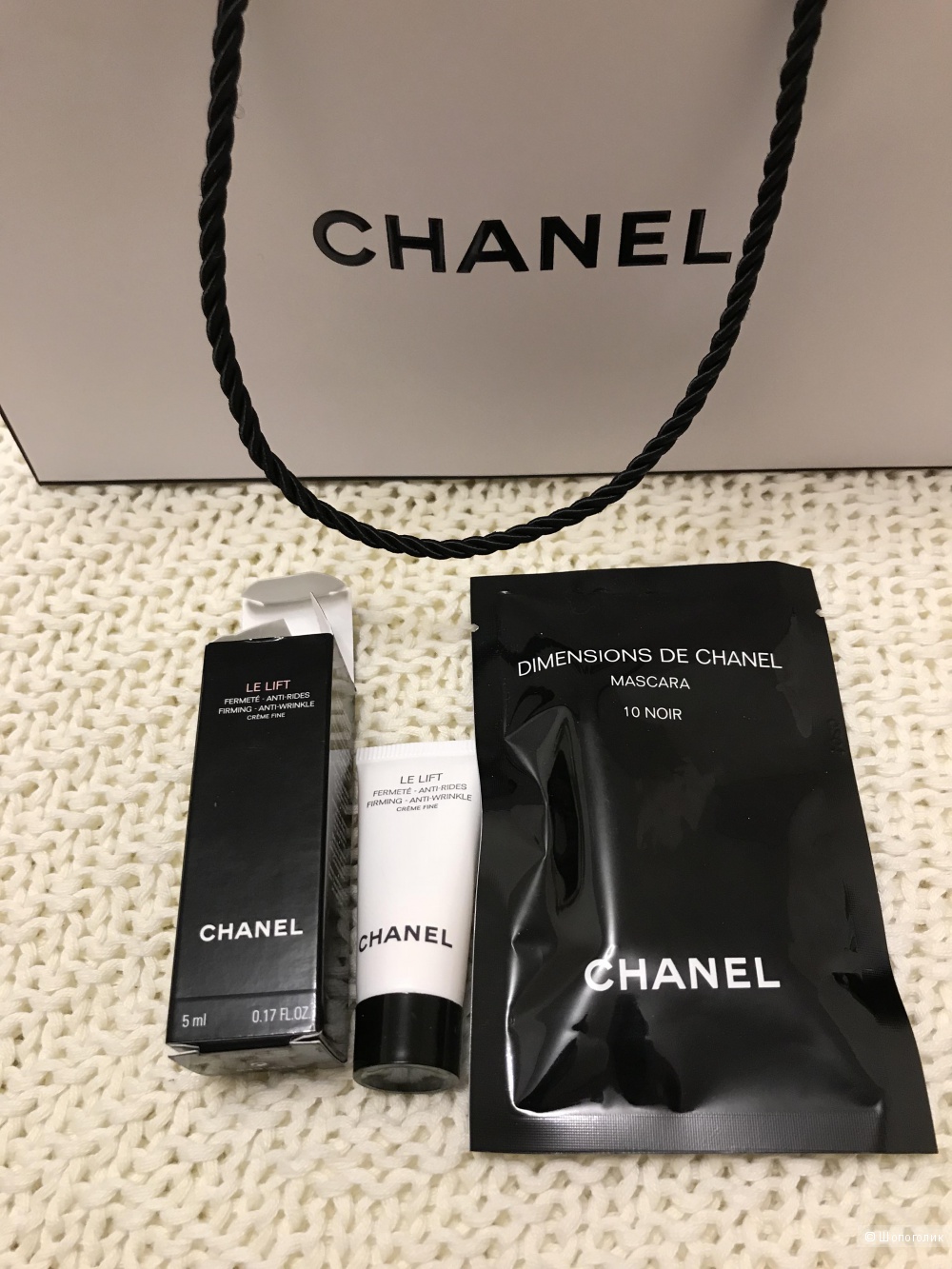 Миниатюры крем Le Lift 5 мл и тушь Dimensions de Chanel 1 мл