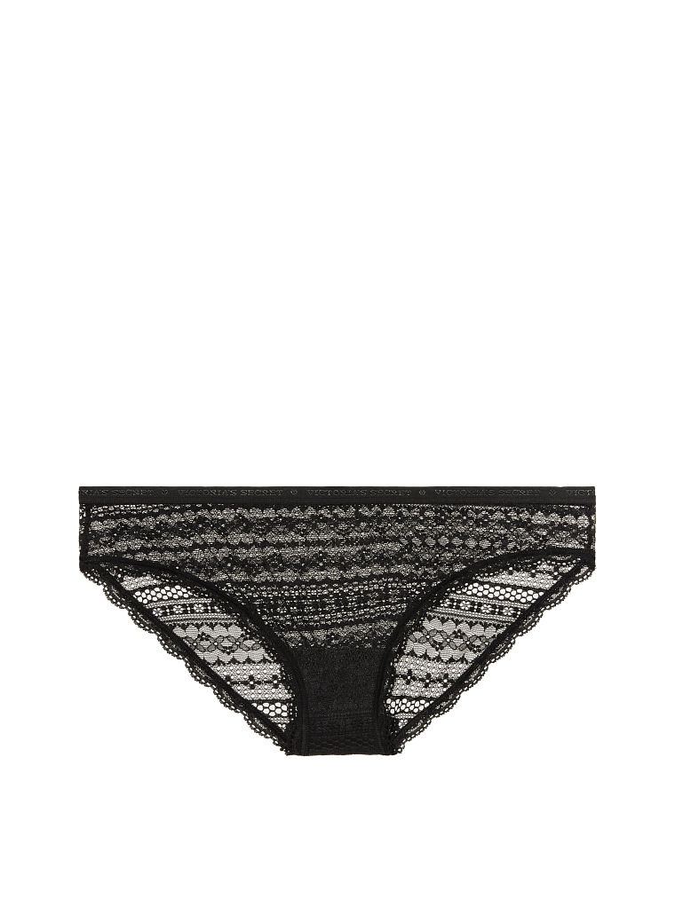 Кружевные трусики бикини Victoria's Secret, размер S (сет из 3 штук)