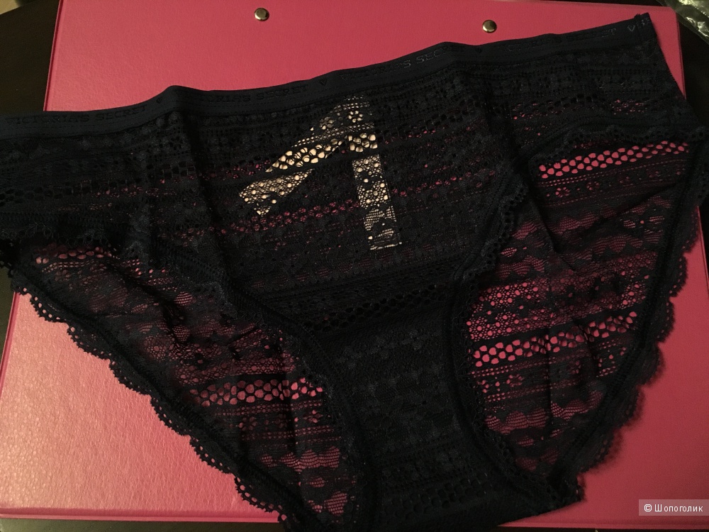 Кружевные трусики бикини Victoria's Secret, размер S (сет из 3 штук)