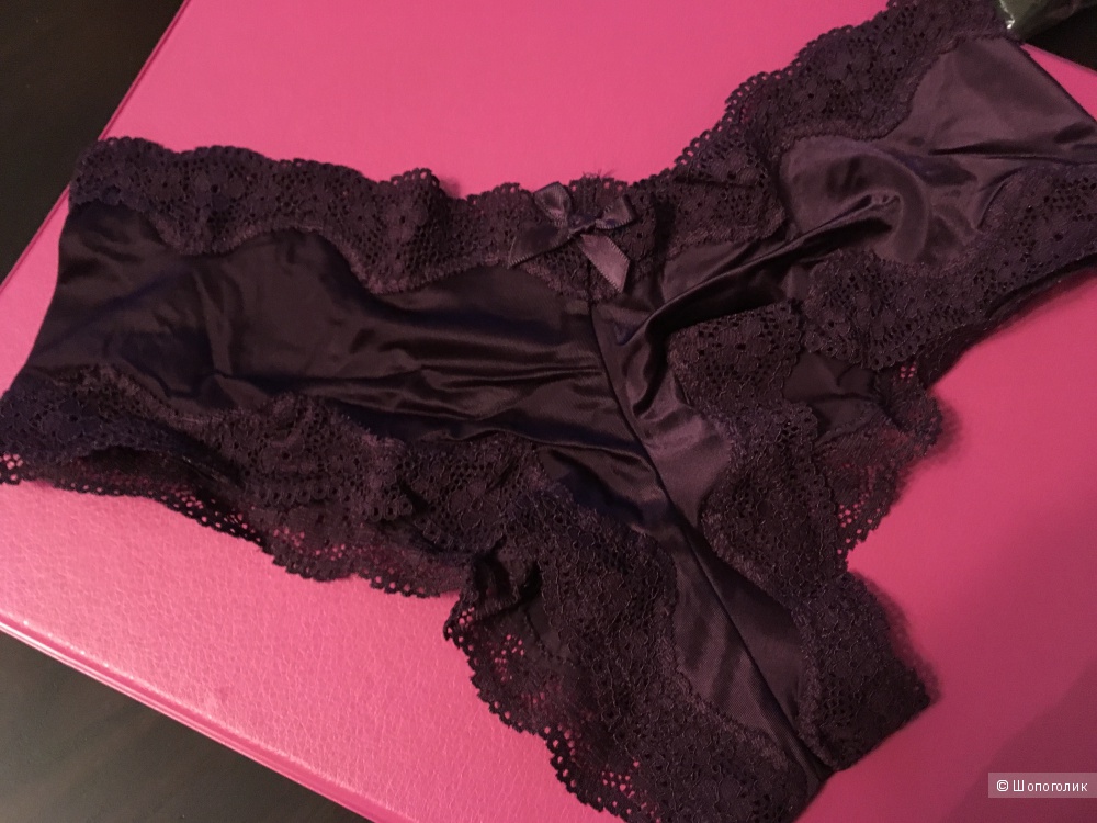 Трусики Victoria's Secret Very Sexy Lace-Trim Cheeky Panty, размер XS (сет из 3 штук)