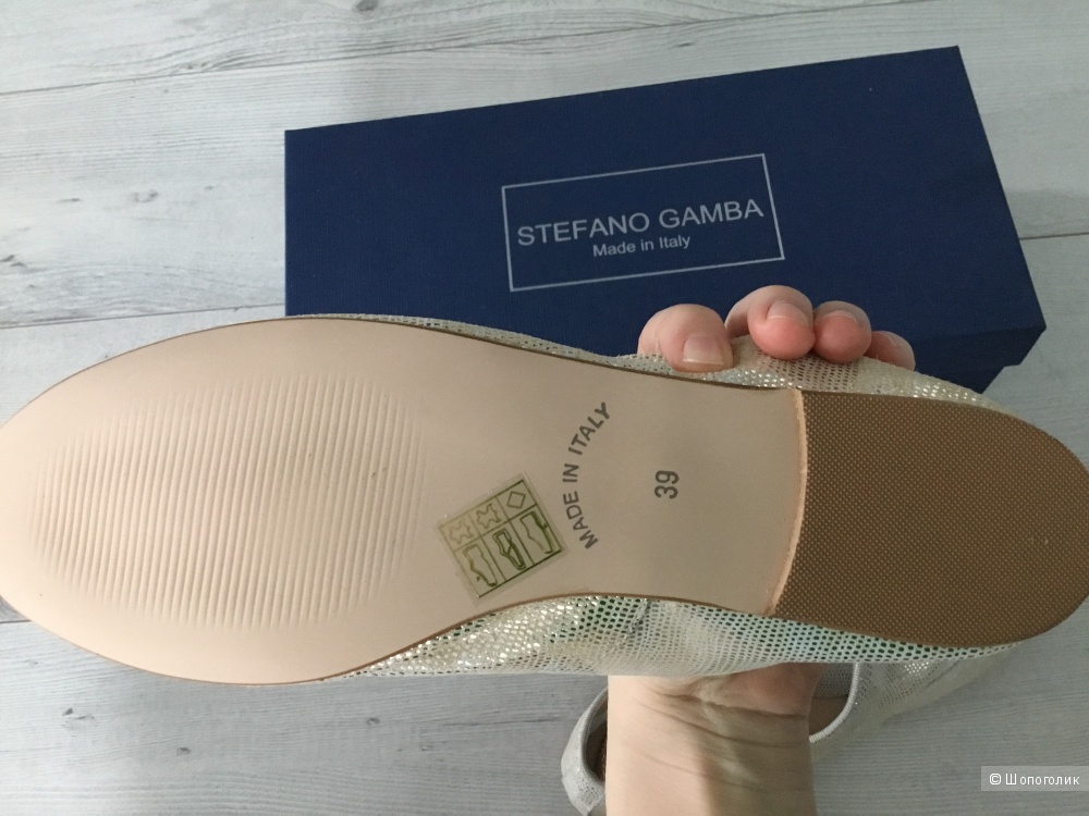 Туфли на шнуровке Stefano Gamba 39 размер