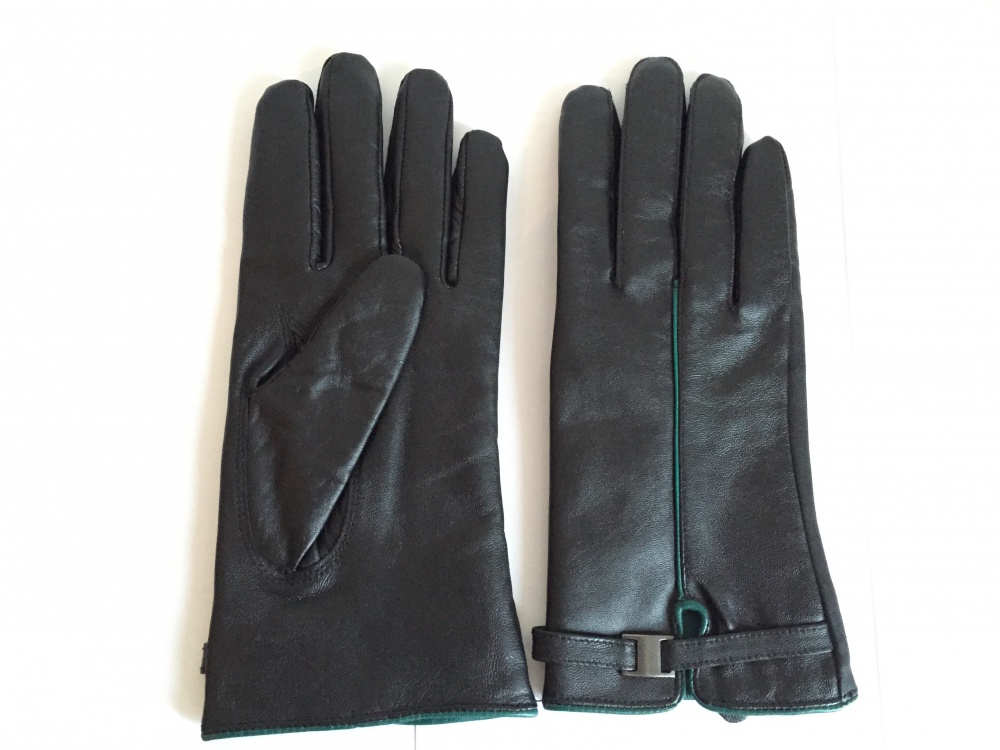 Кожаные перчатки, размер M/L