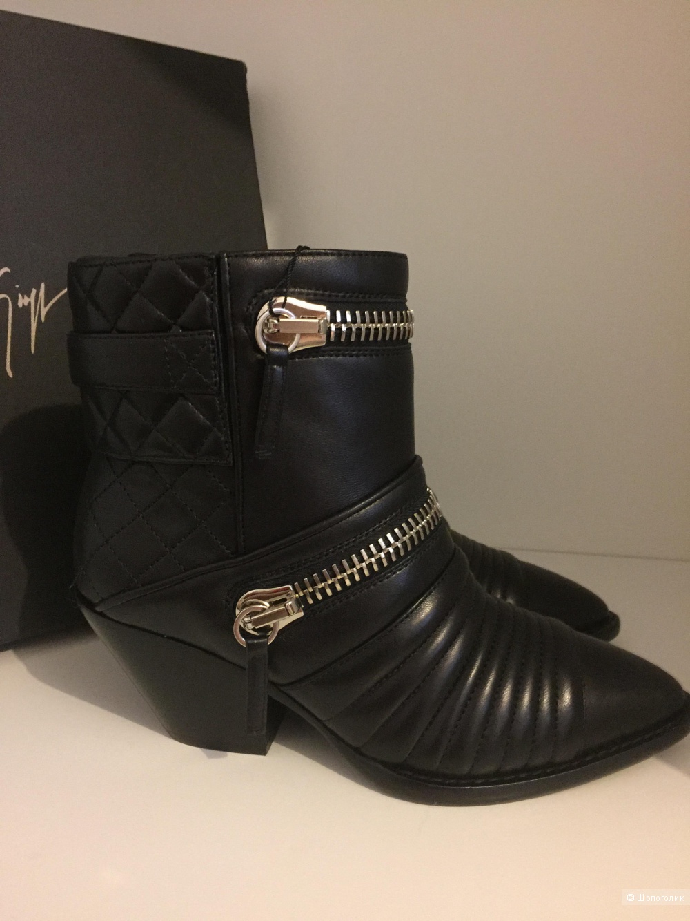 GIUSEPPE ZANOTTI DESIGN Ankle Boots демисезонные сапоги 37 размер