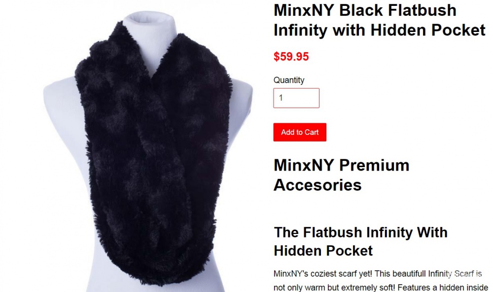 Шарф-снуд MinxNY