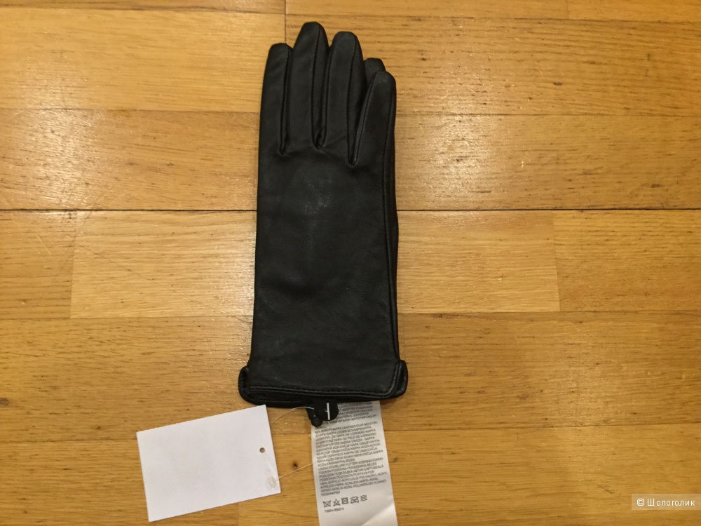 Кожаные перчатки C&A, р. 7