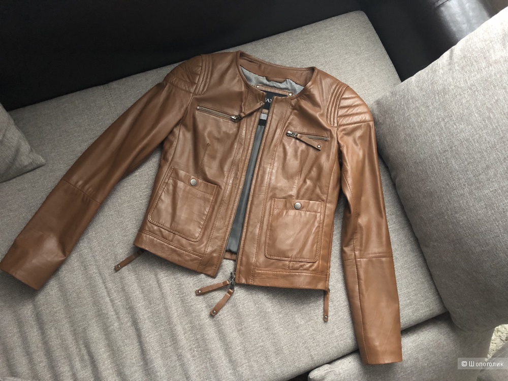 Куртка кожа Max & Co. Размер xs-s