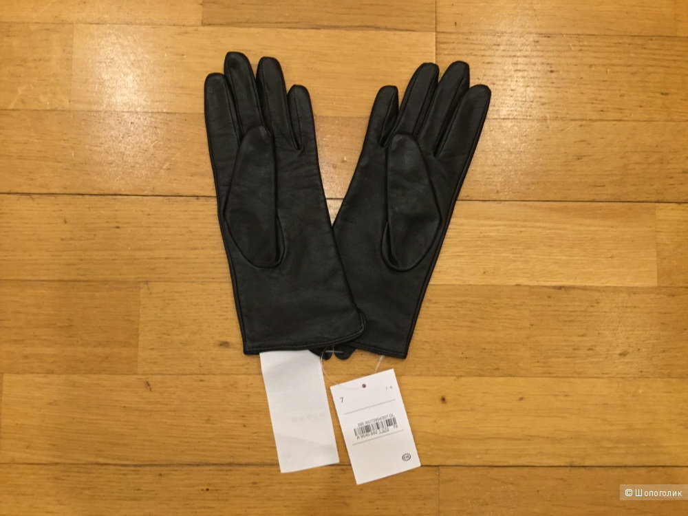 Кожаные перчатки C&A, р. 7