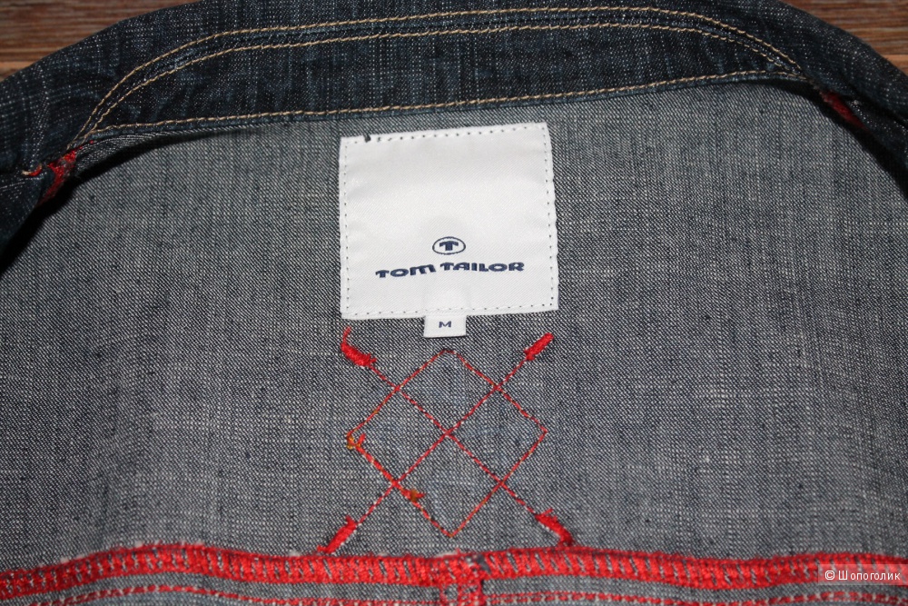 Джинсовый пиджак бренда Tom Teilor, размер 46-48
