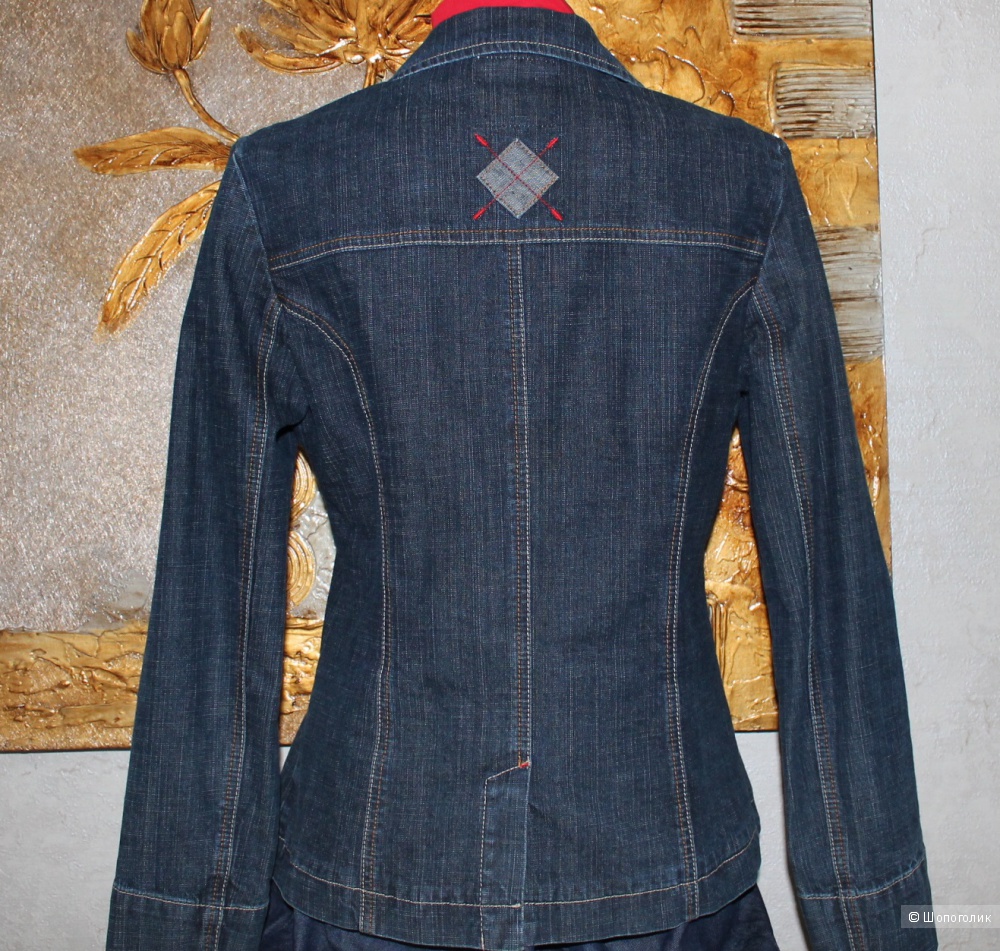 Джинсовый пиджак бренда Tom Teilor, размер 46-48