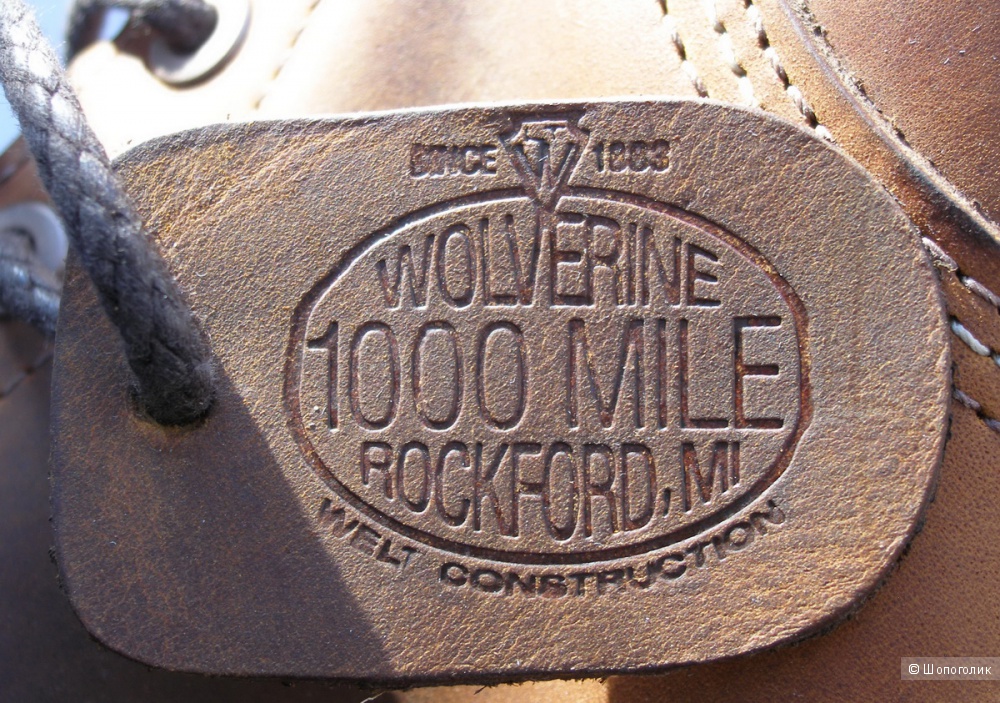 Ботинки мужские Wolverine Duvall 1000 Mile Boot, 7.5 US