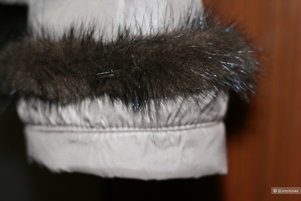 Курточка марки SAVAGE, отороченная мехом норки, р.42