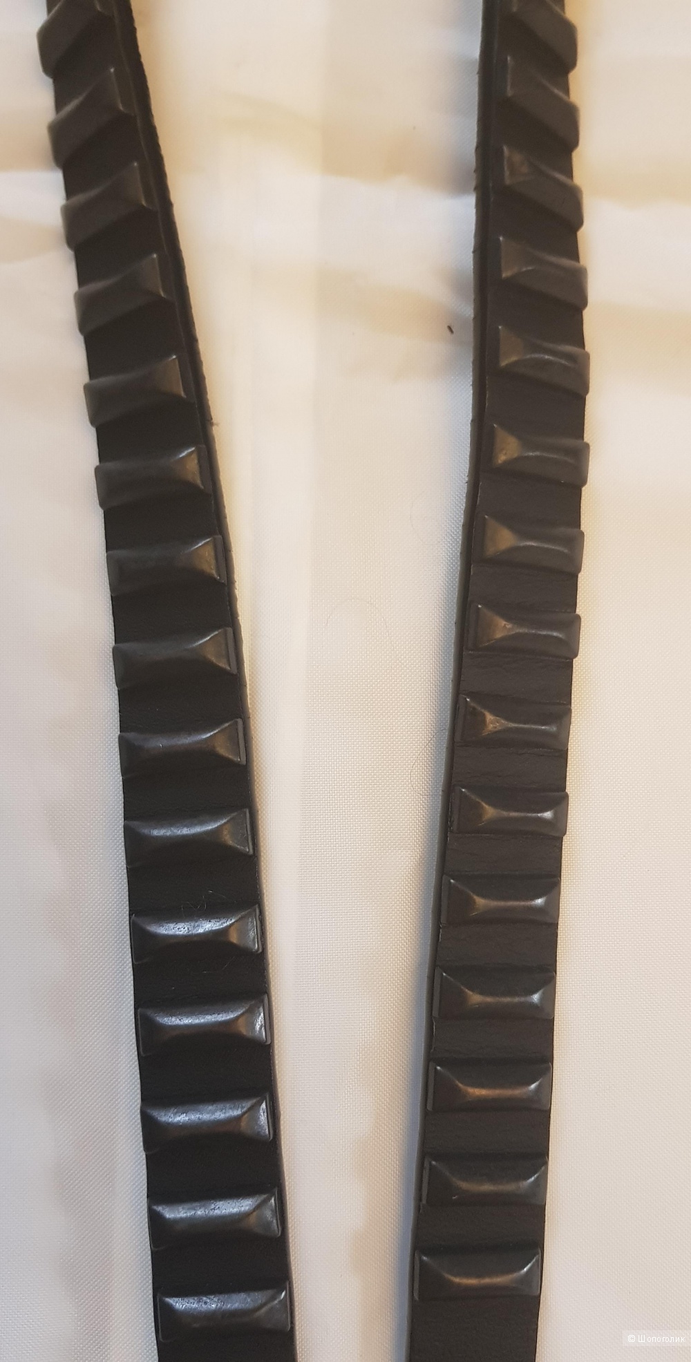 Кожаный ремень с металлическими пластинами, Antony Morato, L, 85 см