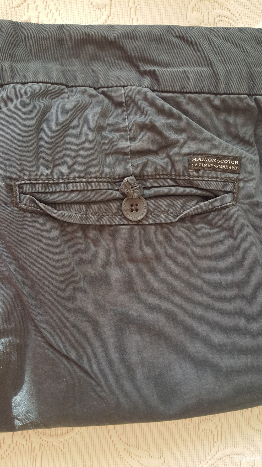 Брюки-чиносы Maison Scotch р. 32/32, цвет синий
