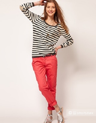 Брюки-чиносы Maison Scotch р. 32/32, цвет синий