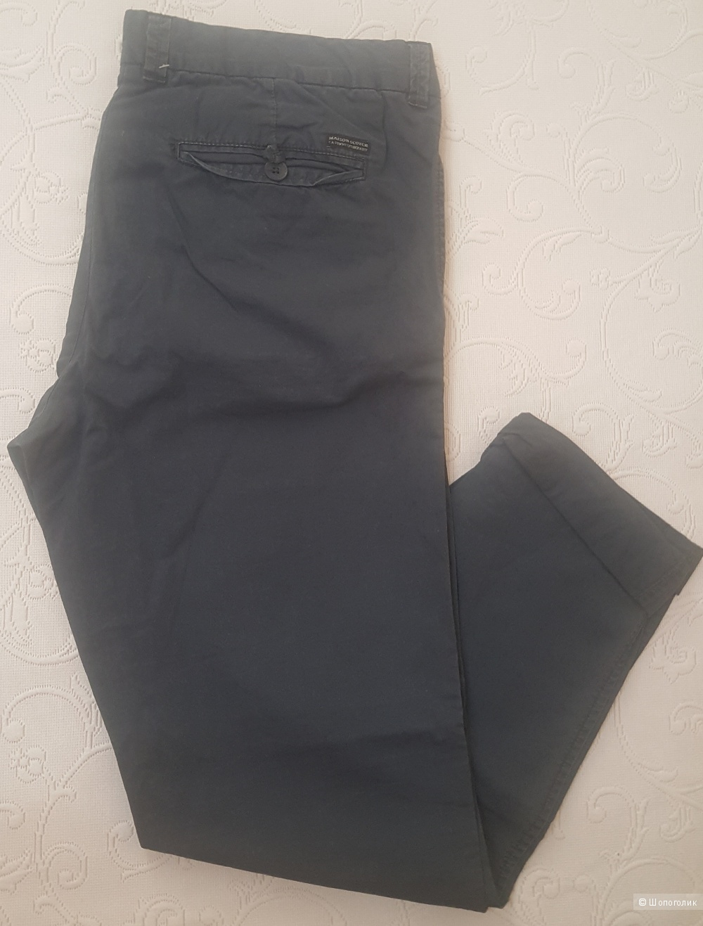 Брюки-чиносы Maison Scotch р. 32/32, цвет синий