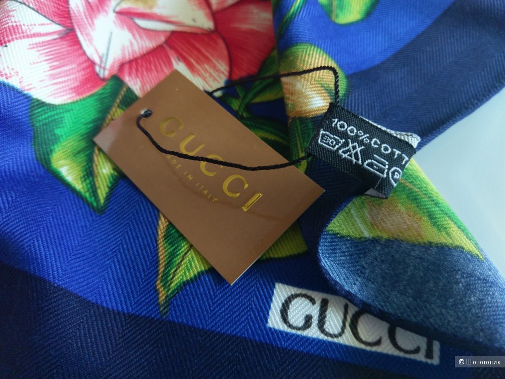 Платок Gucci Flora, 90*90 см.