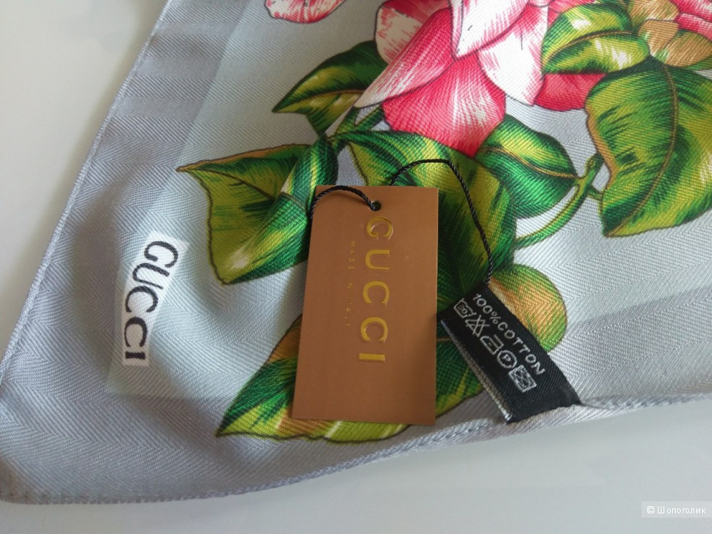 Платок Gucci Flora, 90*90 см.