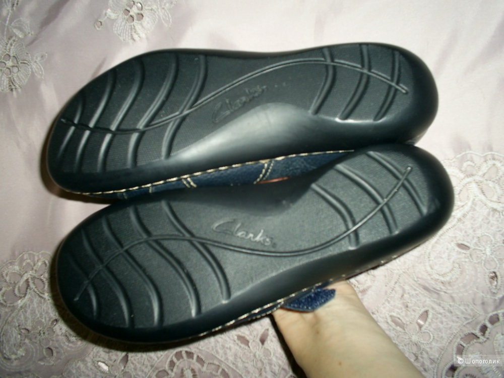 Кожаные туфли от Clarks h 6,5 анг. на 40 рус.