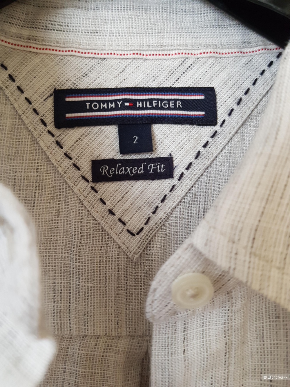 Блузка-рубашка TOMMY HILFIGER, размер 42
