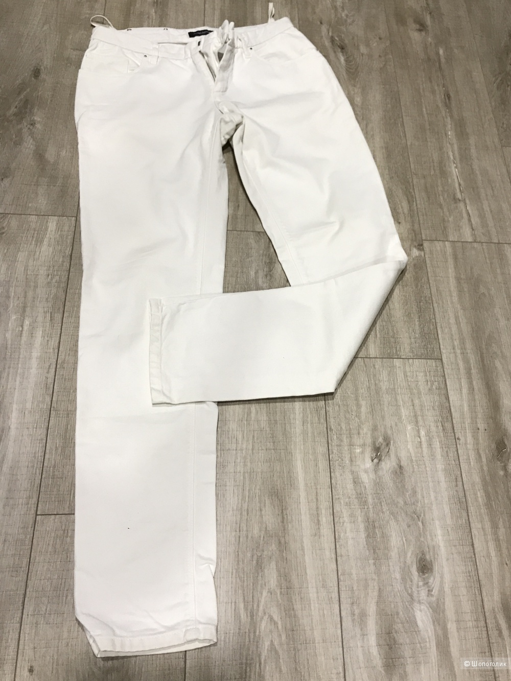 Costume National мужские белые джинсы, 46 IT размер
